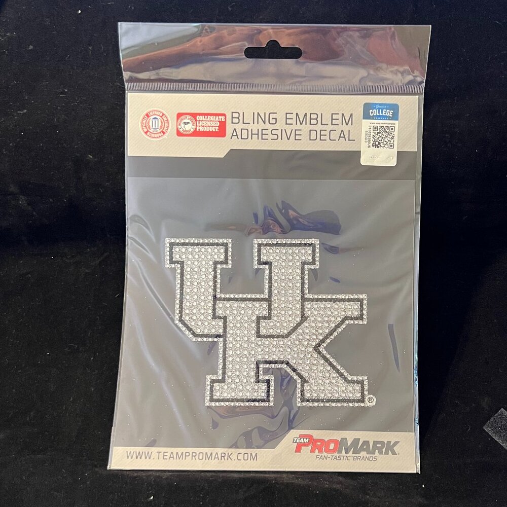 University of Kentucky Bling Emblem Car Decal NWT